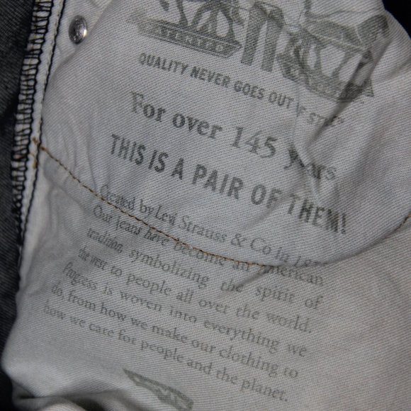 Levi's Strauss 505 Jeans Denim Men's Authentic Pants - Picture 9 of 9